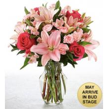 BD19 You Had Me at Pink Bouquet - VASE INCLUDED