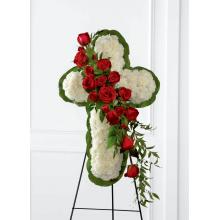 S12-4464 The FTD® Floral Cross Easel