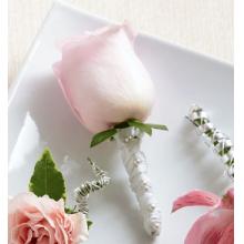 W17-4662 The FTD® Pink Rose Boutonniere