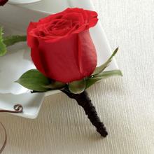 W54-4753 The FTD® Red Rose Boutonniere