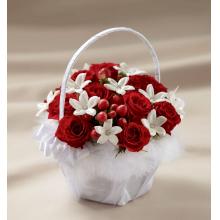 W55-4747 The FTD® Baby Love Flower Girl Basket
