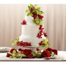 W57-4765 The FTD® Elegant Orchid Cake Décor