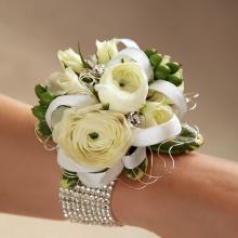 W8-4639 The FTD® White Wedding Corsage